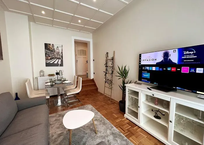 Soul-apartment Terrasse Privat-parkplatz Boxspringbett 55zoll Tv Wlan Apartman Lipcse